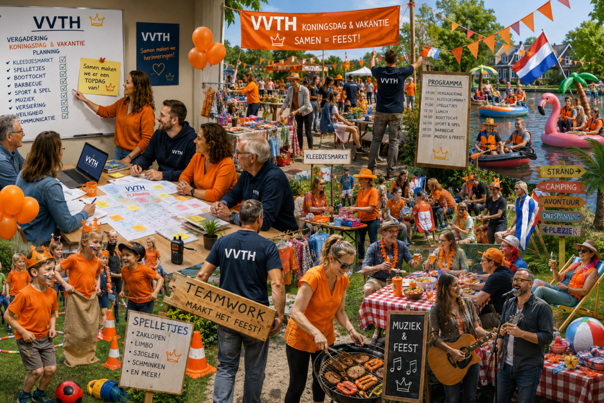 Generated image: Dutch festival celebration in full swing